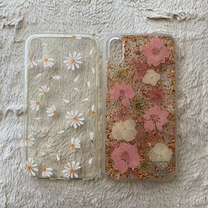 Clear floral iPhone XR cases 🌸🌼